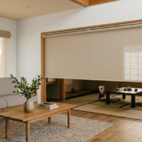 ロールスクリーン間仕