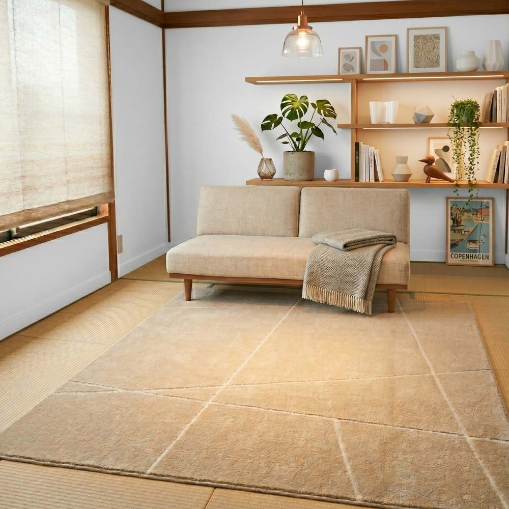 和室にカーペットを敷いたインテリア