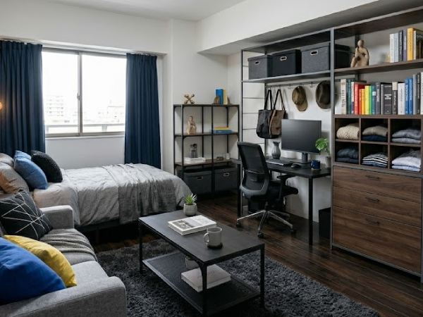 男性の一人暮らし部屋インテリア