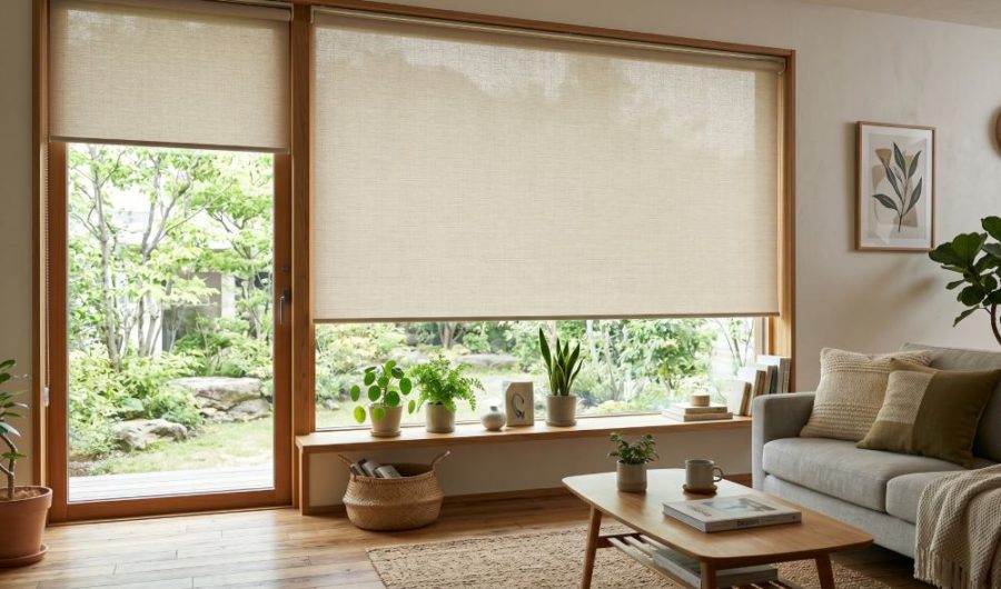 断熱効果のあるロールスクリーン