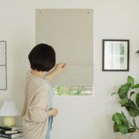 突っ張り棒とカーテン