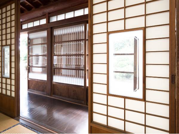 襖と障子がある昔ながらの日本家屋