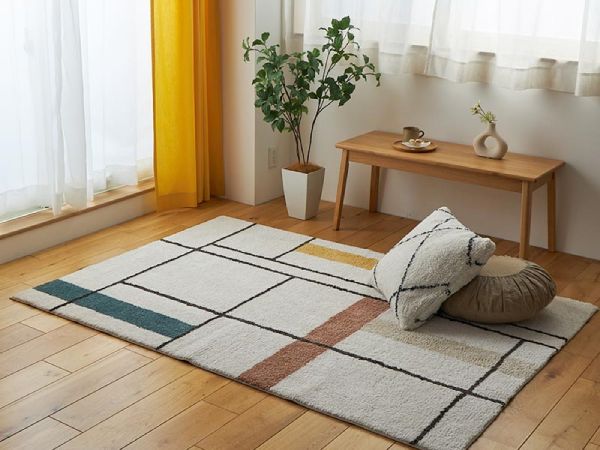 ソファなしの北欧風リビング