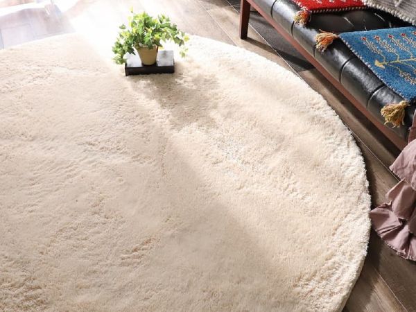 円形ラグ ファーム