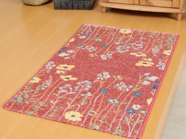 風水の魔除け効果もある。ベルギー産ウィルトン織玄関マット『ウフーラ レッド』