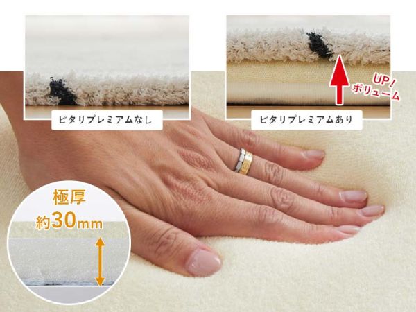 ピタリプレミアムの厚み