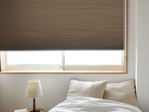 隙間なしの天井付けハニカムスクリーン