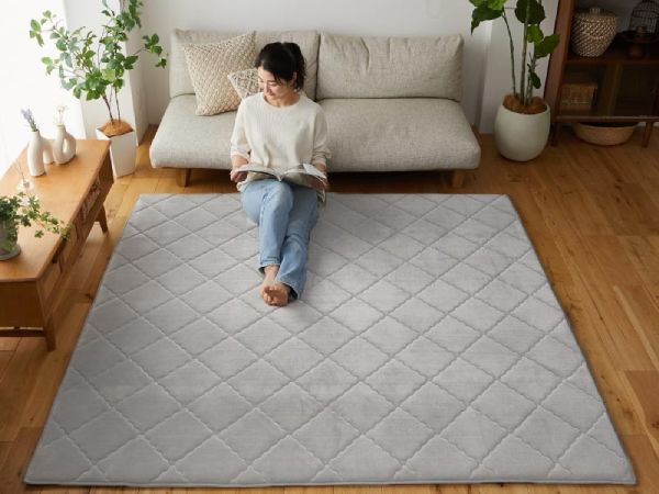 フランネル生地の蓄熱ウレタン入りラグ『シーズンズ』