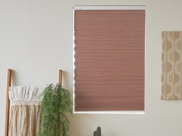 つっぱり式のハニカムスクリーン