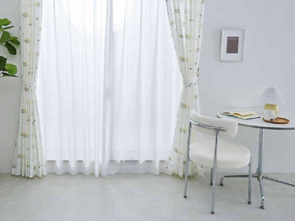 韓国風のおしゃれなカーテン『ミモザ』