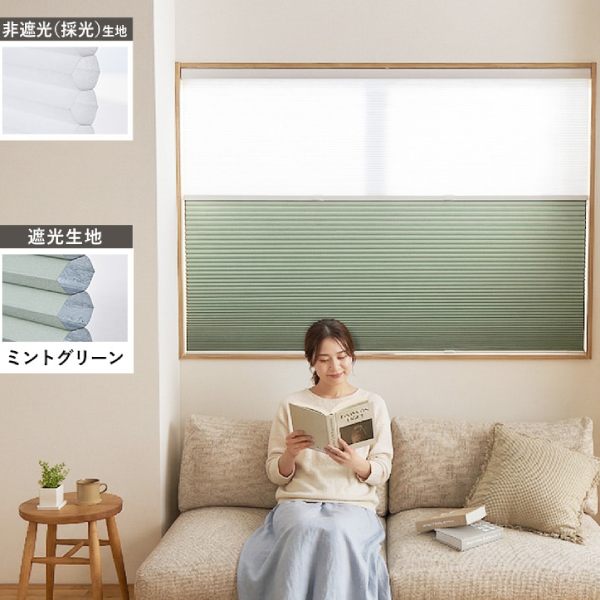 ツインハニカムスクリーンはプライバシーを守りつつ、調光できるインテリアアイテム