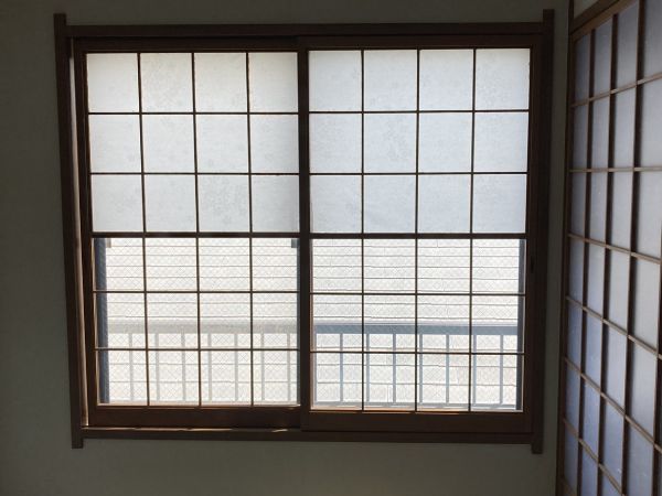 和室に障子がついている