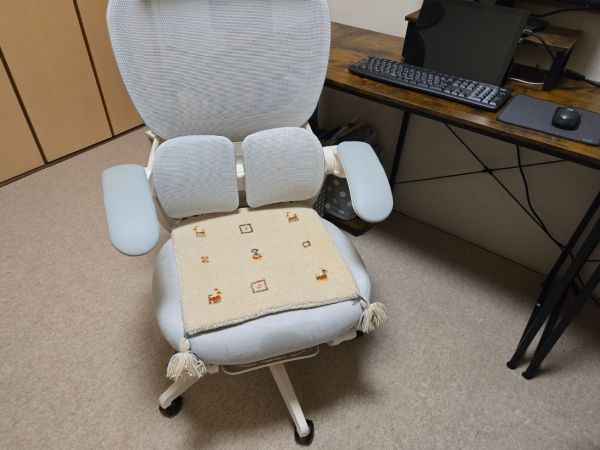 カーペットが敷き詰められた書斎